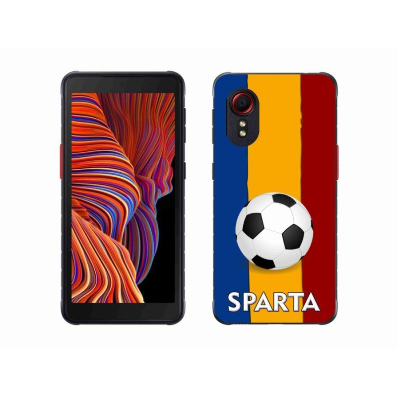Gél borítás mmCase mobil Samsung Galaxy Xcover 5 - futball 1
