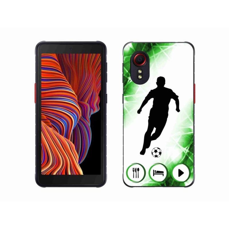 Gél borítás mmCase Samsung Galaxy Xcover 5 - focista számára