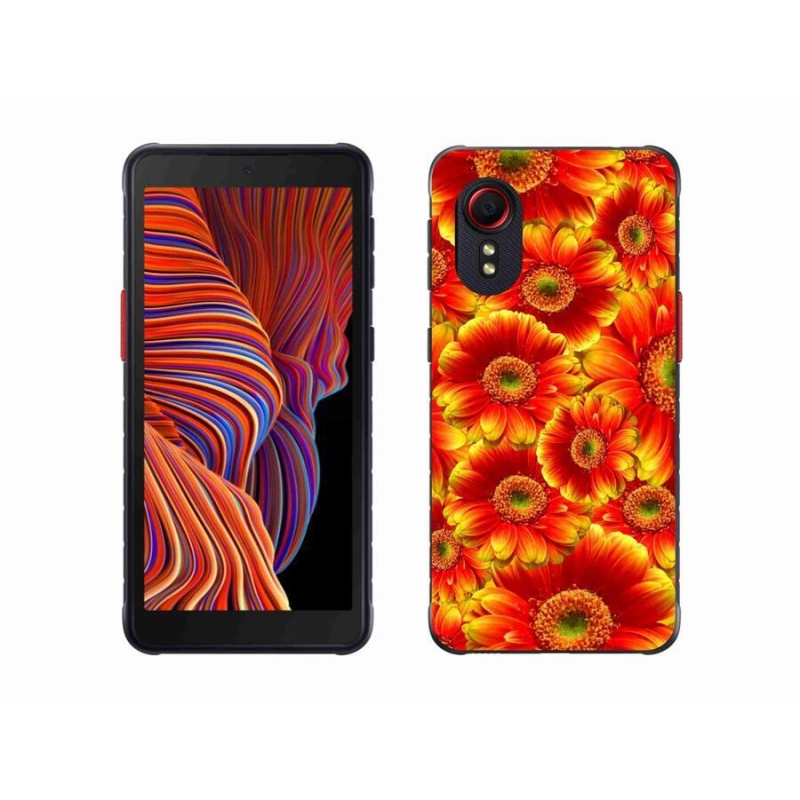 Gél borító mmCase mobiltelefonhoz Samsung Galaxy Xcover 5 - gerbera 1