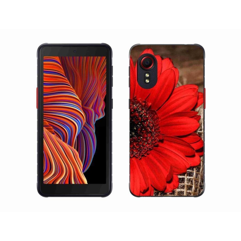 Gél borítás mmCase Samsung Galaxy Xcover 5 készülékhez - gerbera