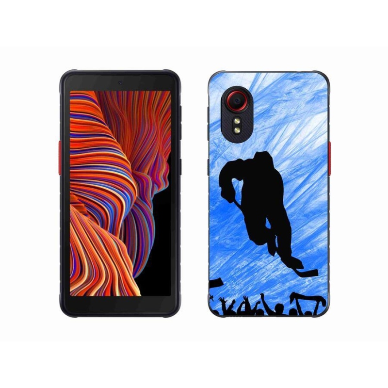 Gél borítás mmCase mobiltelefonhoz Samsung Galaxy Xcover 5 - hokijátékos