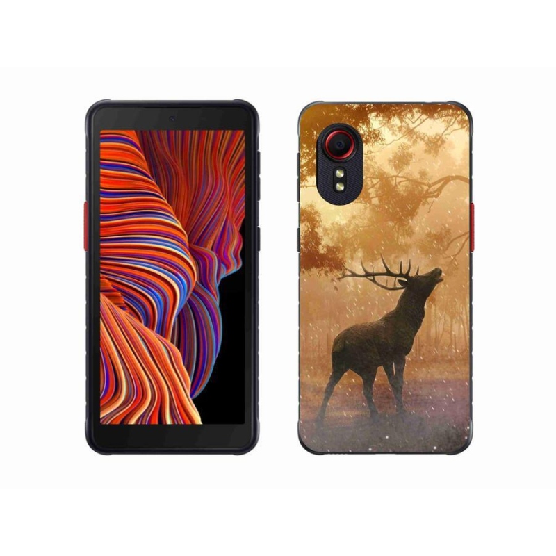Gél borítás mmCase Samsung Galaxy Xcover 5 - szarvas a vadászaton
