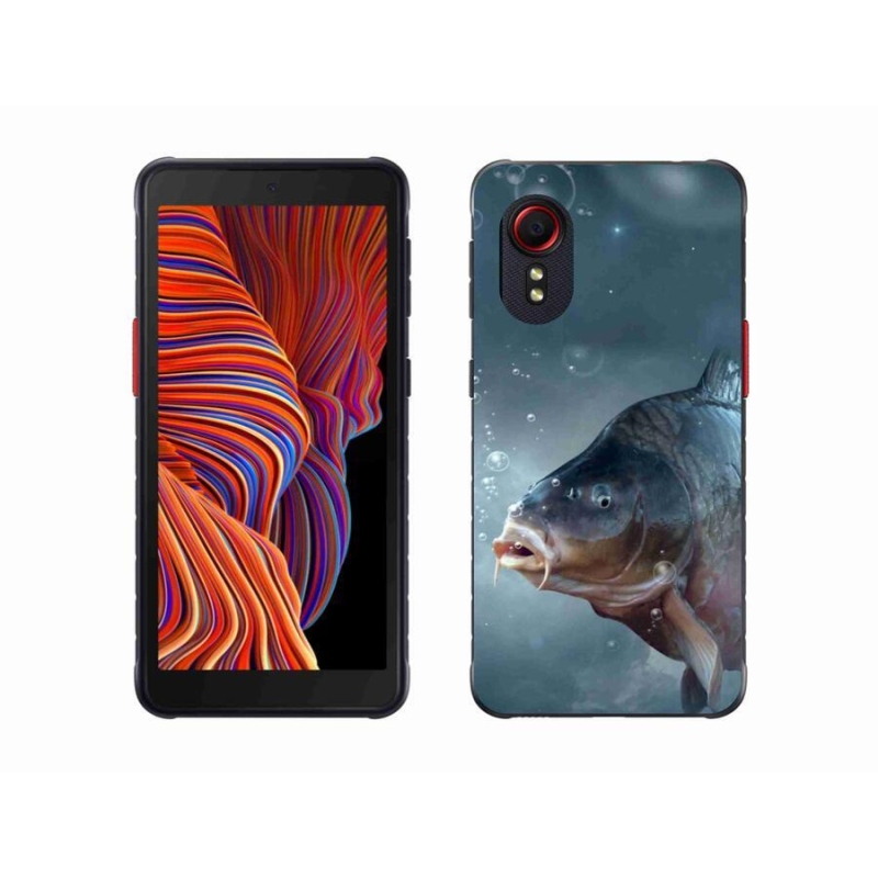 Gél borítás mmCase Samsung Galaxy Xcover 5 - ponty és buborékok