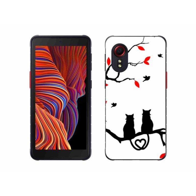 Gél borítás mmCase Samsung Galaxy Xcover 5 készülékhez - macska szeretet