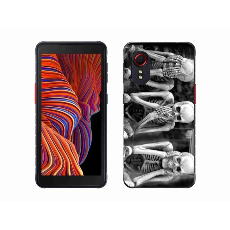 Gél borítás mmCase Samsung Galaxy Xcover 5 - csontvázakhoz