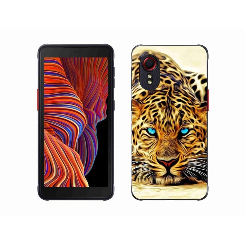 Gél borítás mmCase mobil Samsung Galaxy Xcover 5 - rajzfilm tigris