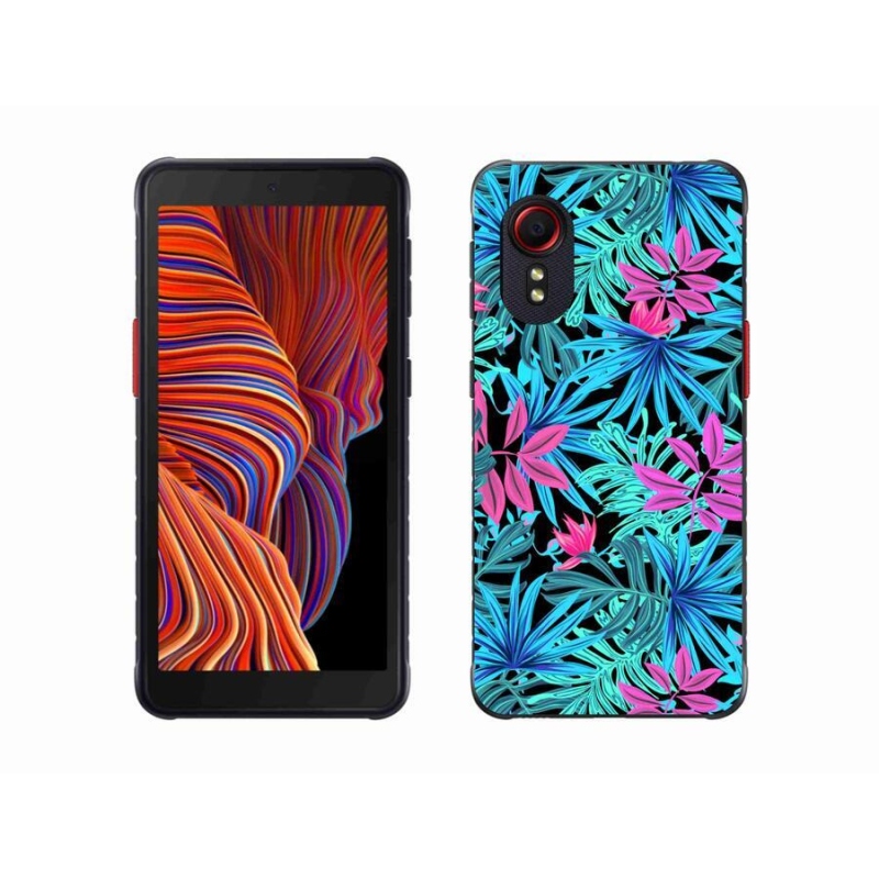 Gél borító mmCase mobil Samsung Galaxy Xcover 5 - virágok 3
