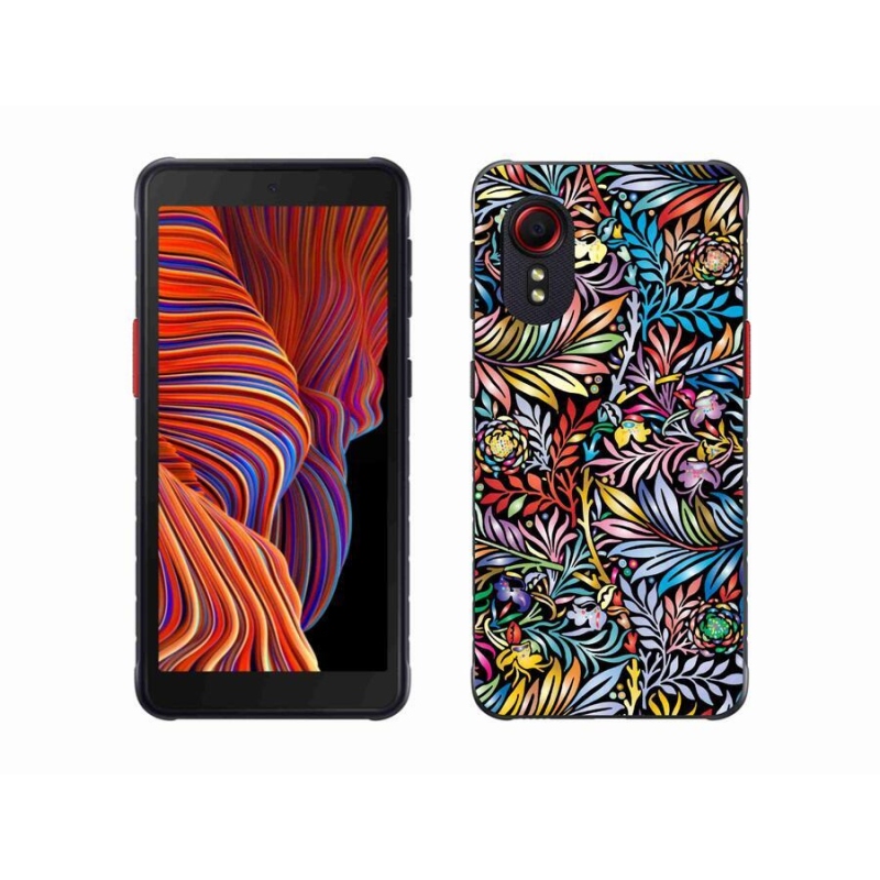 Gél borító mmCase mobiltelefonhoz Samsung Galaxy Xcover 5 - virágok 5