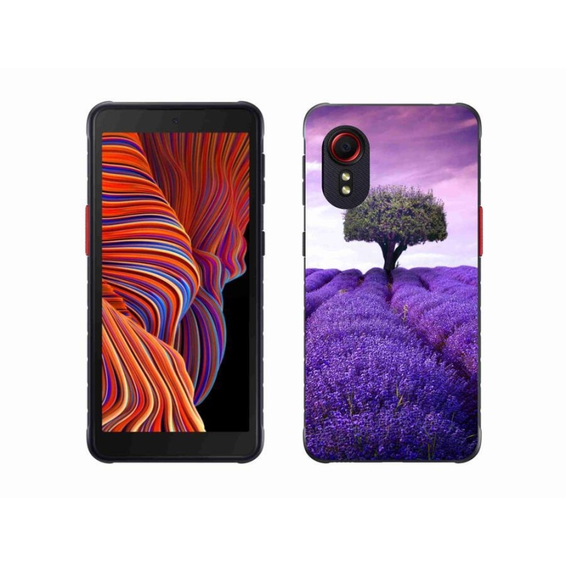 Gél védőhuzat mmCase Samsung Galaxy Xcover 5 készülékhez - levendula rét