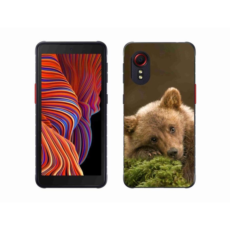Gél borítás mmCase Samsung Galaxy Xcover 5 - medve