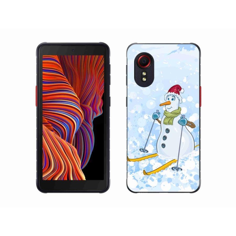 Gél borítás mmCase Samsung Galaxy Xcover 5 készülékhez - hóember
