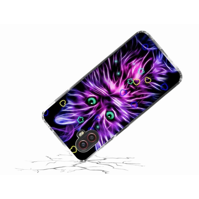 Gél borítás mmCase Samsung Galaxy Xcover 6 Pro készülékhez - absztrakt macska