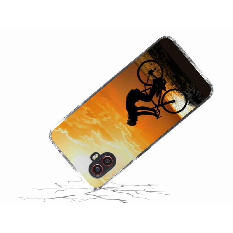 Gél borítás mmCase a Samsung Galaxy Xcover 6 Pro - kerékpározás számára