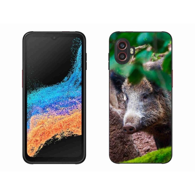 Zselés borítás mmCase Samsung Galaxy Xcover 6 Pro - vaddisznó számára