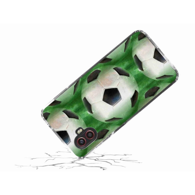 Gél borítás mmCase a mobiltelefon Samsung Galaxy Xcover 6 Pro - focilabda