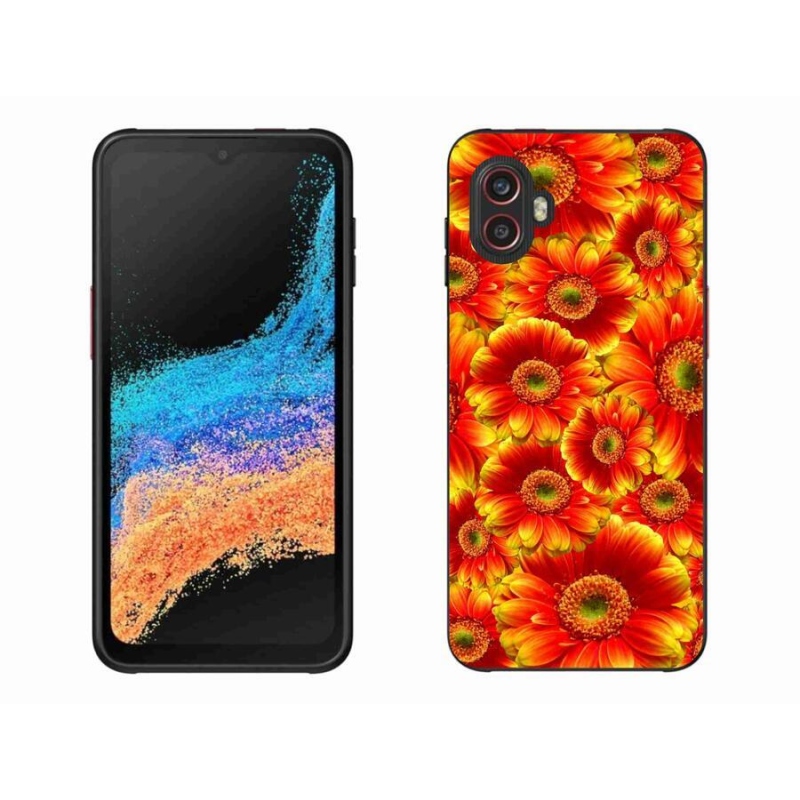 Gél borítás mmCase Samsung Galaxy Xcover 6 Pro - gerbera 1