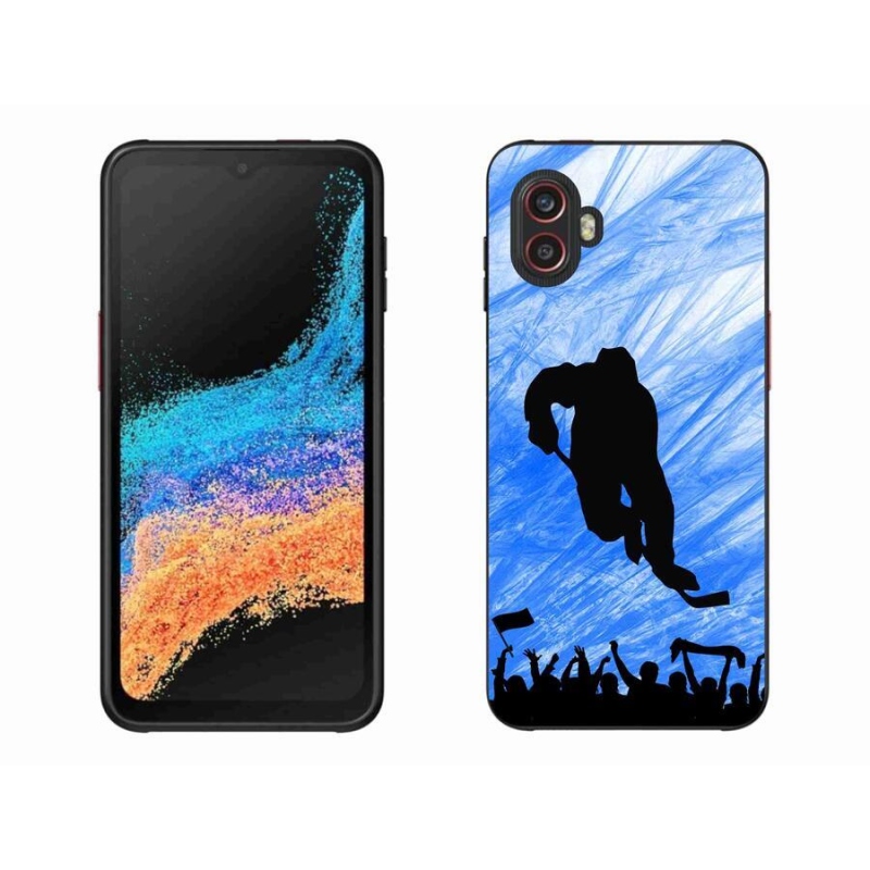 Gél borítás mmCase Samsung Galaxy Xcover 6 Pro - hokijátékos számára