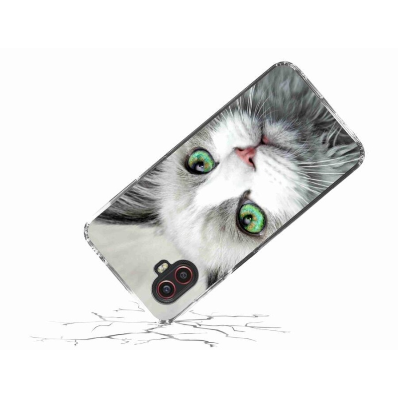 Zselés borítás mmCase Samsung Galaxy Xcover 6 Pro - macskaszem