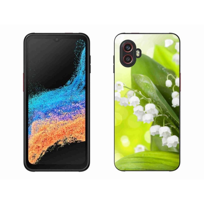 Gél borítás mmCase Samsung Galaxy Xcover 6 Pro - lily of the valley - gyöngyvirág