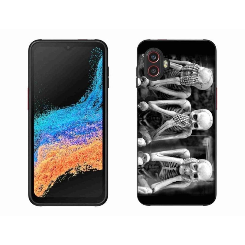 Gél borítás mmCase Samsung Galaxy Xcover 6 Pro - csontvázakhoz
