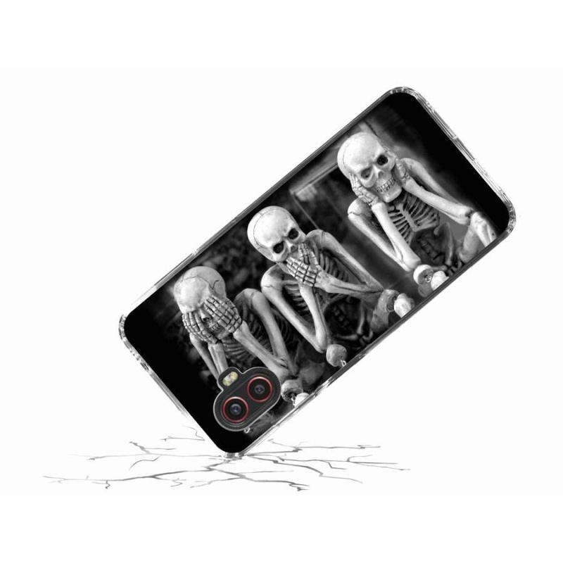 Gél borítás mmCase Samsung Galaxy Xcover 6 Pro - csontvázakhoz