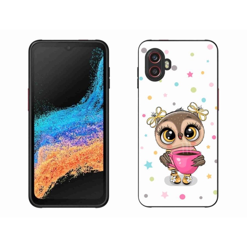 Gél borítás mmCase Samsung Galaxy Xcover 6 Pro készülékhez - rajzfilm bagoly