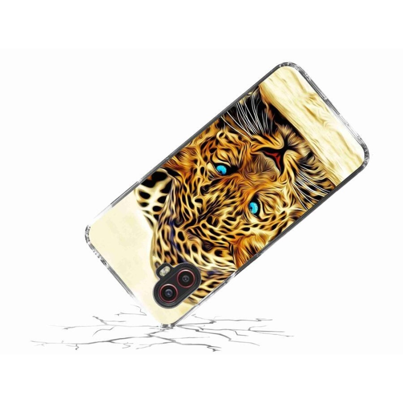 Zselés borítás mmCase Samsung Galaxy Xcover 6 Pro - rajzfilm tigrishez