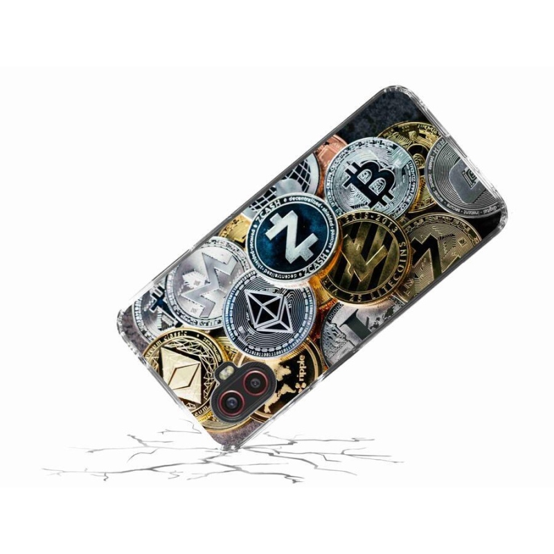 Gél borítás mmCase Samsung Galaxy Xcover 6 Pro - kriptovaluták