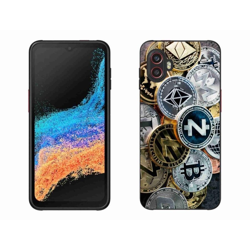 Gél borítás mmCase Samsung Galaxy Xcover 6 Pro - kriptovaluták