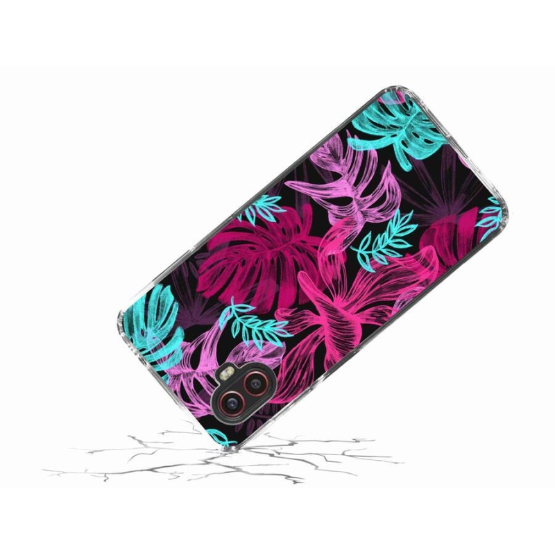 Zselés borítás mmCase Samsung Galaxy Xcover 6 Pro - virágok 1