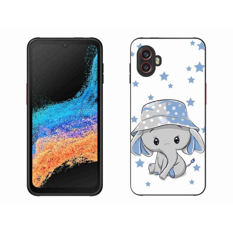 Gél védőhuzat mmCase Samsung Galaxy Xcover 6 Pro - kék elefánthoz