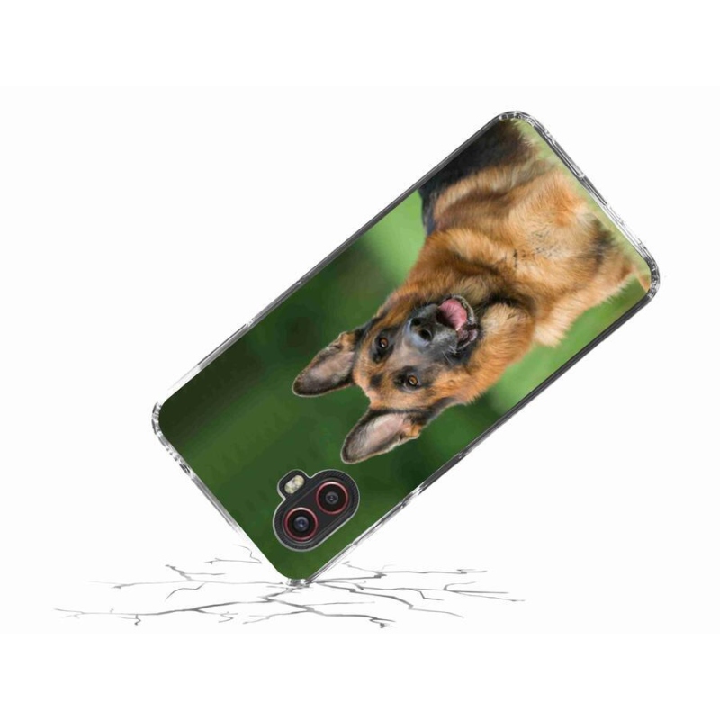Zselés borítás mmCase Samsung Galaxy Xcover 6 Pro - Német juhászkutya számára