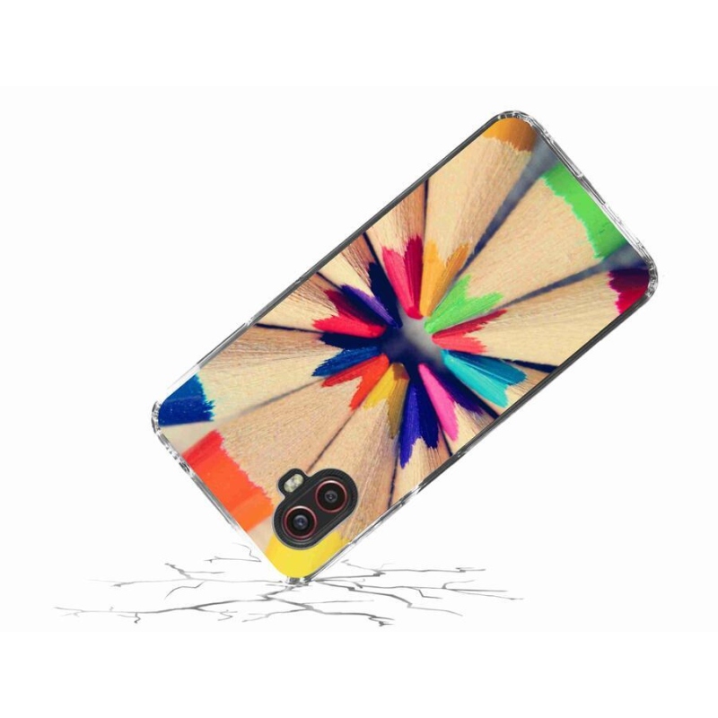 Zselés borítás mmCase Samsung Galaxy Xcover 6 Pro készülékhez - zsírkréták