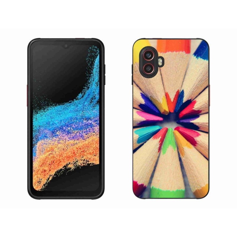 Zselés borítás mmCase Samsung Galaxy Xcover 6 Pro készülékhez - zsírkréták