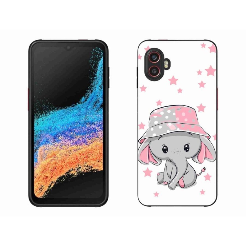 Zselés borítás mmCase Samsung Galaxy Xcover 6 Pro - rózsaszín elefánthoz