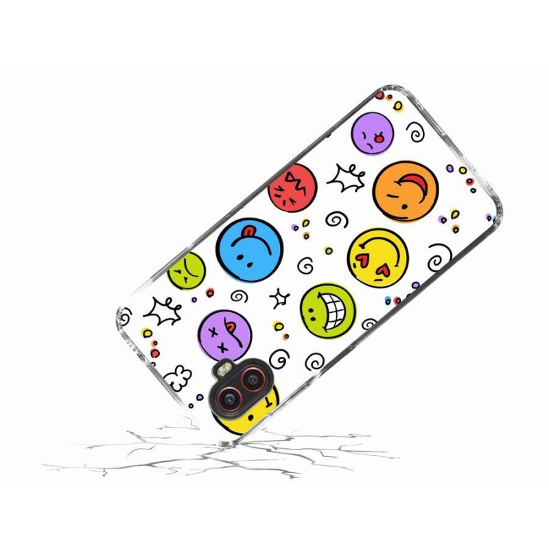 Gél borítás mmCase Samsung Galaxy Xcover 6 Pro készülékhez - smiley-k