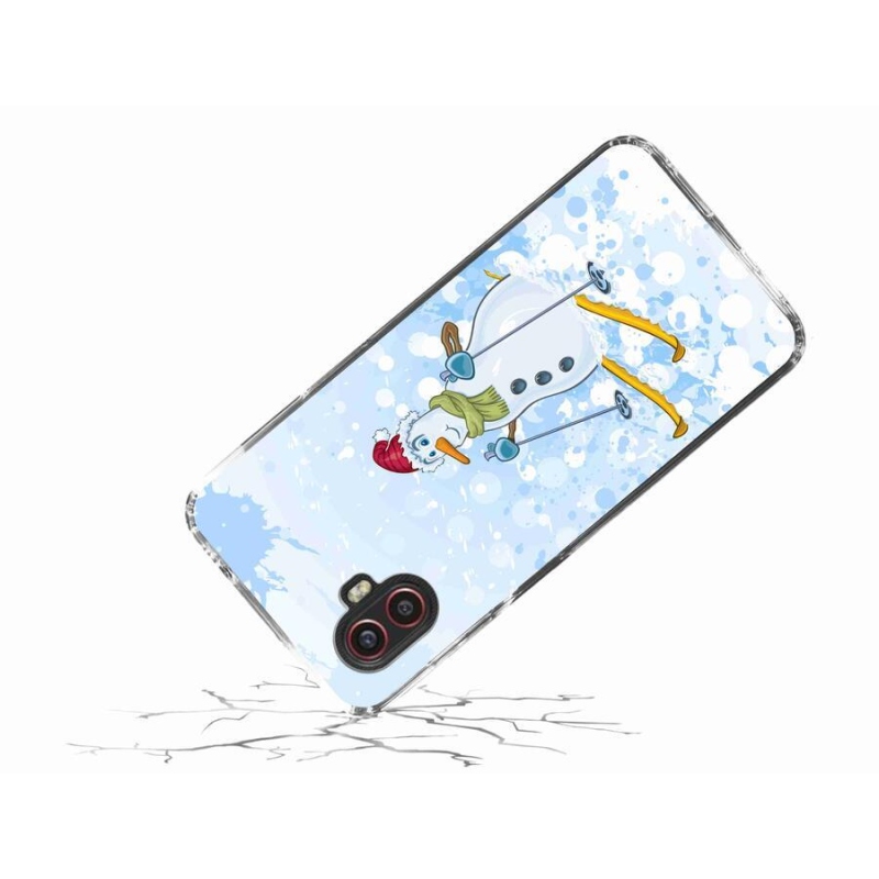 Gél borítás mmCase Samsung Galaxy Xcover 6 Pro készülékhez - hóember