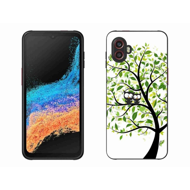 Zselés borítás mmCase Samsung Galaxy Xcover 6 Pro - baglyok a fán