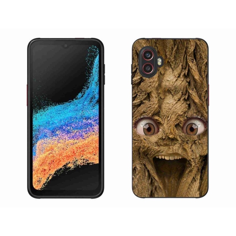 Gél borítás mmCase Samsung Galaxy Xcover 6 Pro készülékhez - vidám fa szemekkel
