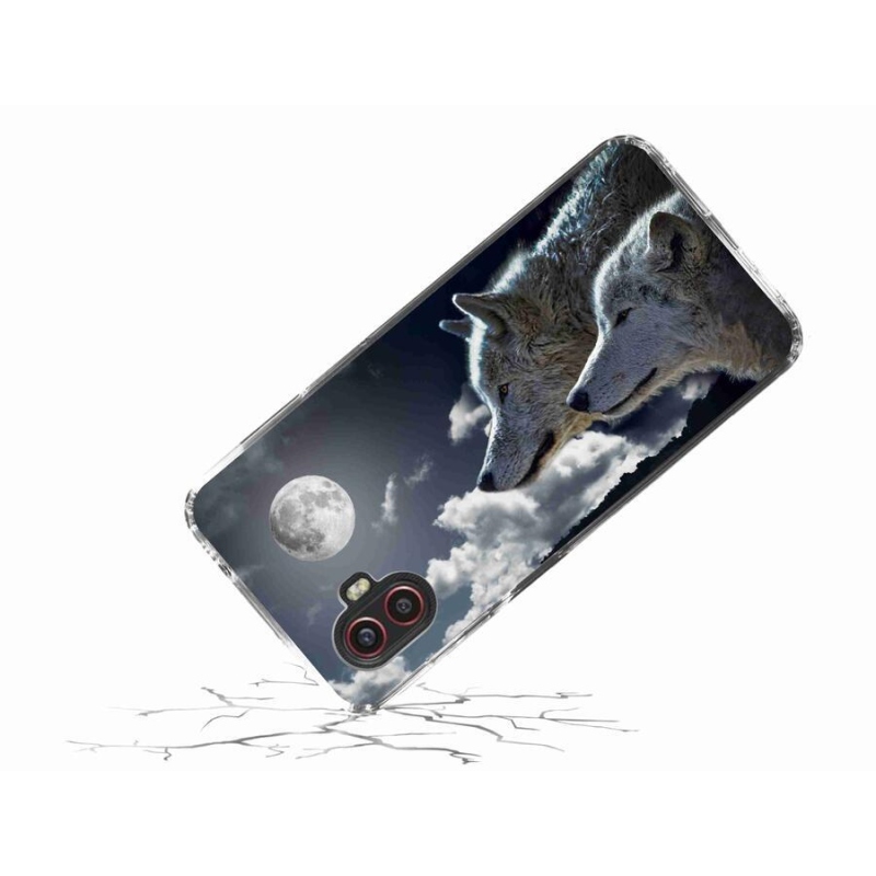 Zselés borítás mmCase Samsung Galaxy Xcover 6 Pro - farkasok