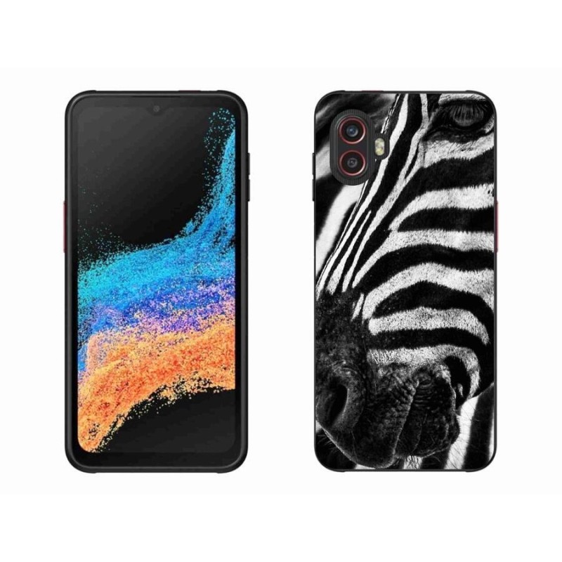 Zselés borítás mmCase Samsung Galaxy Xcover 6 Pro készülékhez - zebra