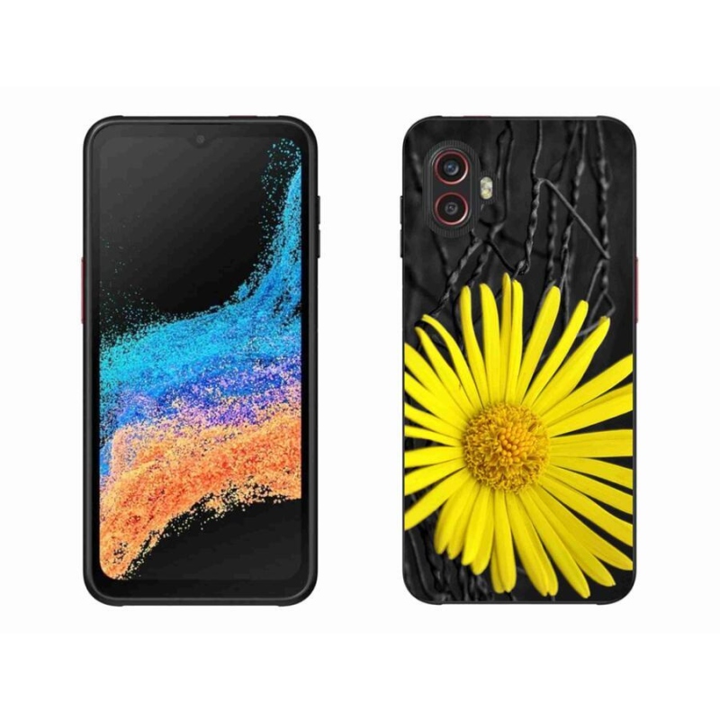 Gél védőhuzat mmCase Samsung Galaxy Xcover 6 Pro készülékhez - sárga virág
