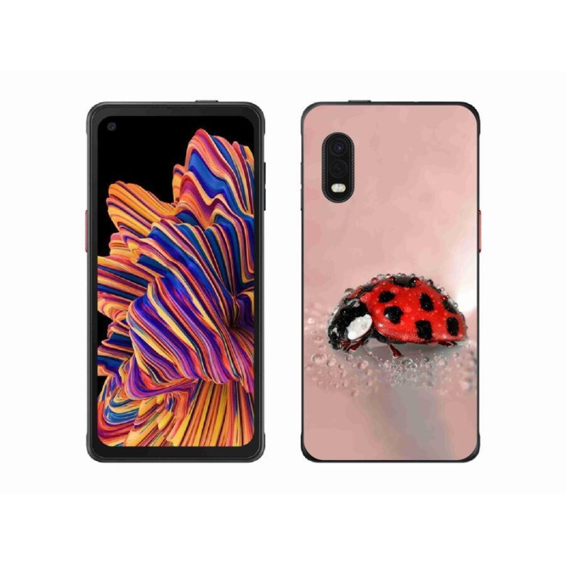 Zselés borítás mmCase Samsung Galaxy Xcover Pro készülékhez - katicabogár