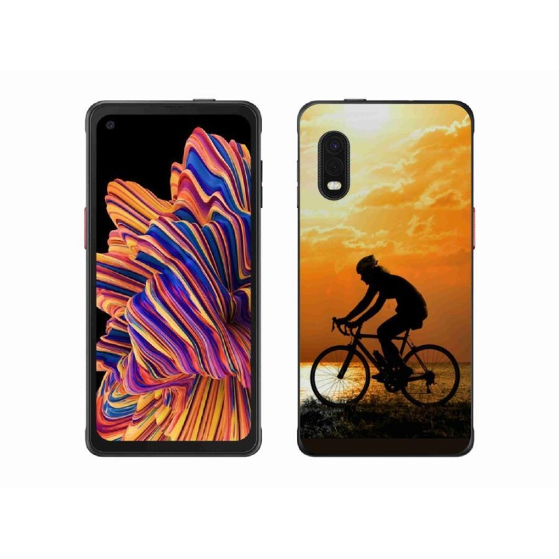 Gél borítás mmCase a Samsung Galaxy Xcover Pro - kerékpározás számára