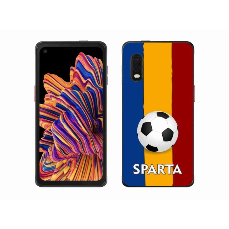 Gél borítás mmCase a Samsung Galaxy Xcover Pro készülékhez - futball 1