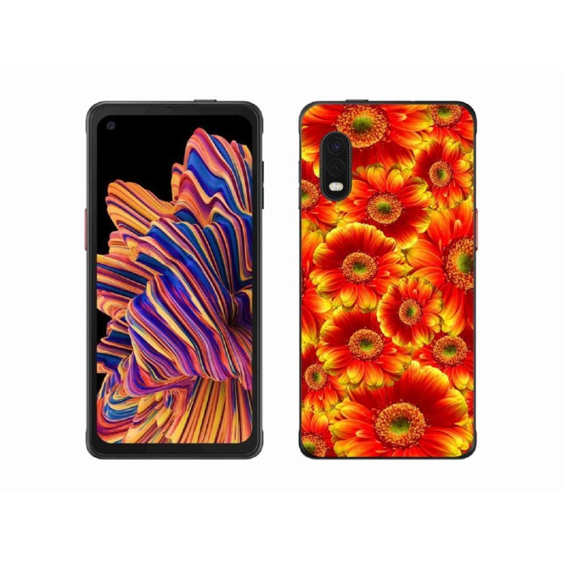 Gél borítás mmCase Samsung Galaxy Xcover Pro készülékhez - gerbera 1