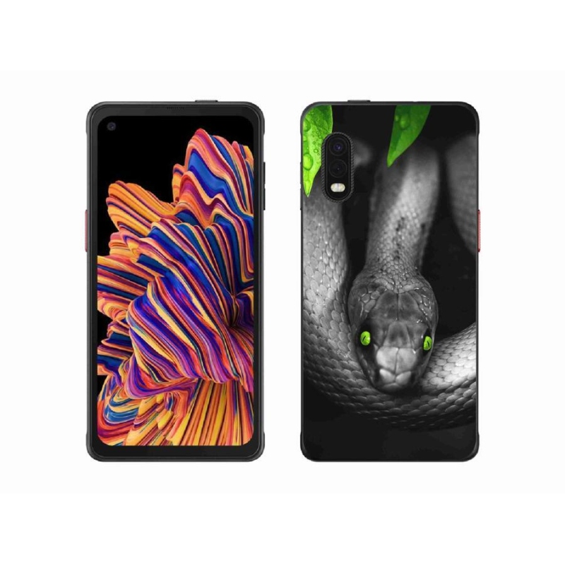 Gél borítás mmCase Samsung Galaxy Xcover Pro - kígyó