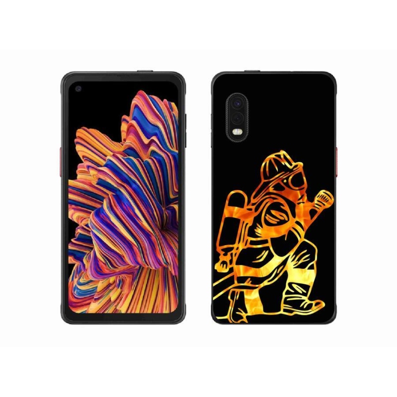 Gél borítás mmCase Samsung Galaxy Xcover Pro - tűzoltó 1
