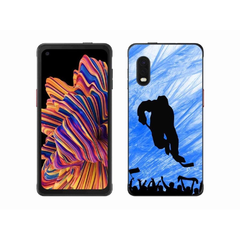 Gél borítás mmCase Samsung Galaxy Xcover Pro - hokijátékos számára