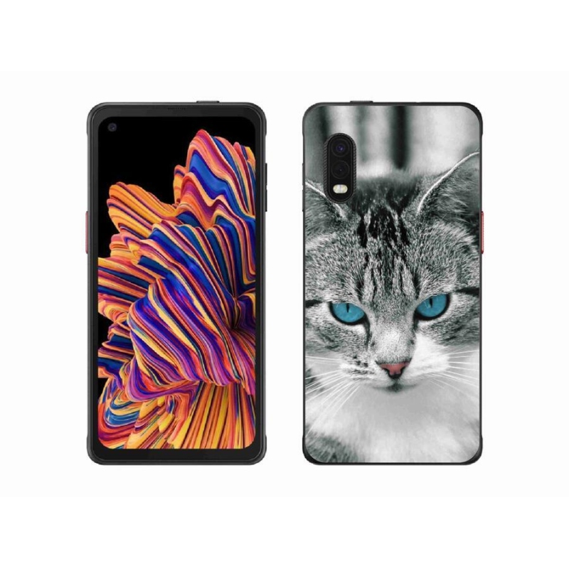 Zselés borítás mmCase Samsung Galaxy Xcover Pro - macskaszem 1